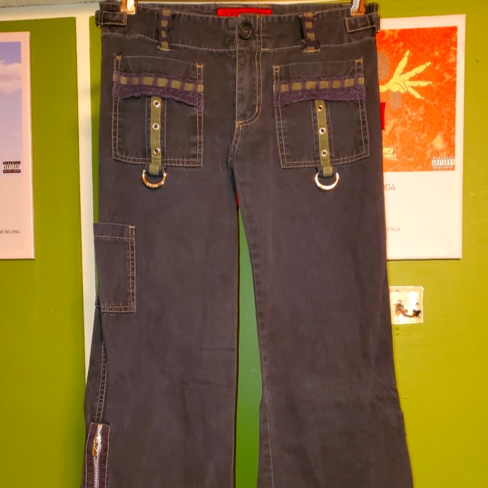Black and army green Tripp pants size 5